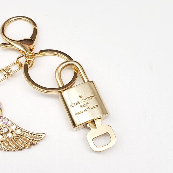 Authentic Louis Vuitton Lock & Key with unbranded Bagcharm, Keycharm, Keychain - Picture 6 of 9